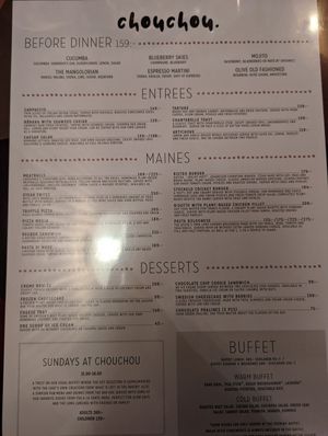  at ChouChou in Stockholm