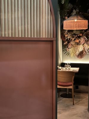 Tasteful interior   at ChouChou in Stockholm
