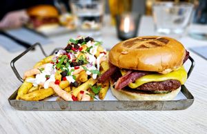 Best burger ever : crispy & tasty! at ChouChou in Stockholm