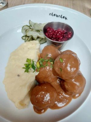 Meatballs. at ChouChou in Stockholm