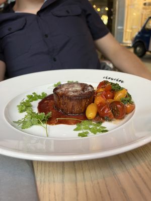 3D printed vegan steak!   at ChouChou in Stockholm