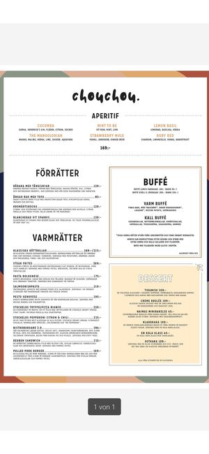  at ChouChou in Stockholm