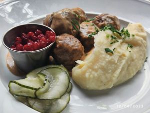 Meatballs at ChouChou in Stockholm