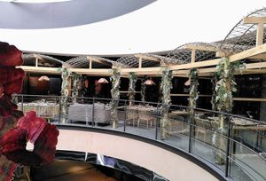 Part of the est-in space inside the Shopping Center at ChouChou in Stockholm