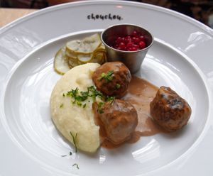 Meatballs at ChouChou in Stockholm