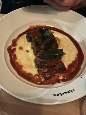 Steak provencale (but completely vegan!)  at ChouChou in Stockholm