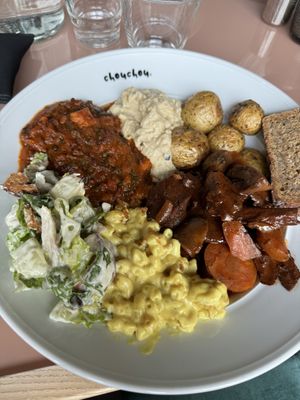 Plate from the buffet.  at ChouChou in Stockholm