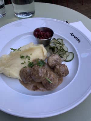 Vegan Meatballs  at ChouChou in Stockholm