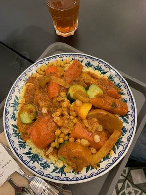 Vegetable tagine from Le Souk at Kitchen Market in Lille