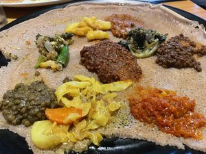 Yum Yum Yum!  at Mama Ethiopian Cuisine in Seoul