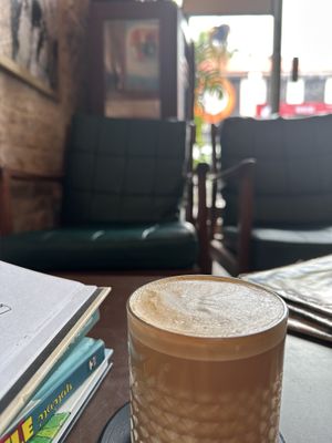 Oatmilk cappuccino   at SUSU Vegan Mylk Bar Penang in Penang