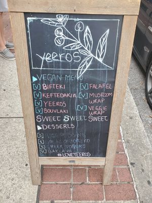 Falafel and yeeros was amazing! at Souvlaki in Baltimore