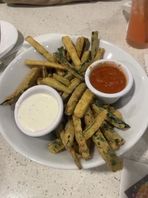 zucchini fries   at Lulu California Bistro in Palm Springs
