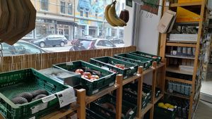 Bit of produce at Nature's Food Veganshop in Hannover