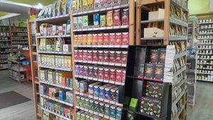 Tea at Nature's Food Veganshop in Hannover