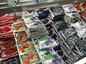 Frozen fruits. at Trader Joe's - 59th St in New York City