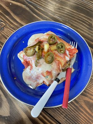 Old Cuss’s “Big Ass Burrito" #Veganuary at Old Cuss Cafe in South Salt Lake