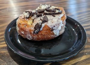 cookies and cream cronut at Old Cuss Cafe in South Salt Lake