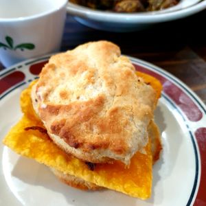 breakfast sandwich at Old Cuss Cafe in South Salt Lake