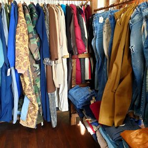 thrift clothes for sale at Old Cuss Cafe in South Salt Lake