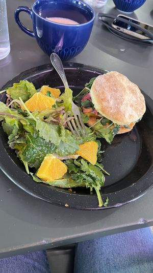 Breakfast Dagwood w/ salad  at Old Cuss Cafe in South Salt Lake