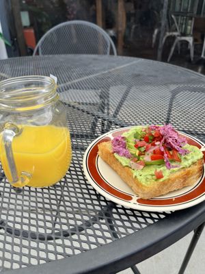The $10 avocado toast.  at Old Cuss Cafe in South Salt Lake