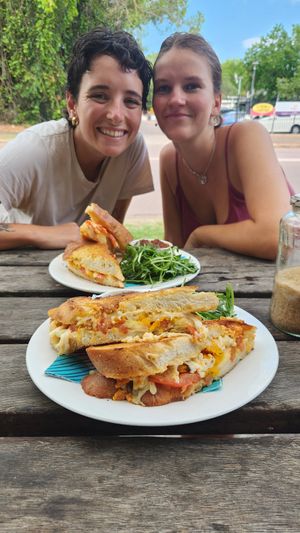 Vegan toasties! at Ruby G's Canteen & Bakery in Coconut Grove