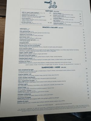   at Lido Restaurant and Bayside Grill in Miami Beach