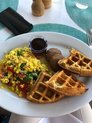 Vegan slam at Lido Restaurant and Bayside Grill in Miami Beach