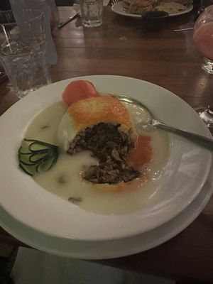 Vegan Stuffed Cheese  at MUGY in Merida