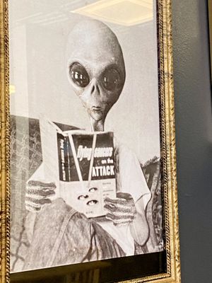 X-files themed  at Paranormal Pizza in Bethlehem