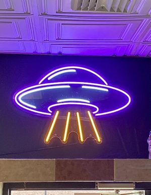 X-files themed  at Paranormal Pizza in Bethlehem