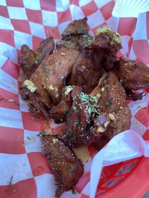 Garlic Parmesan Wings — AMAZING!!!!  at Paranormal Pizza in Bethlehem