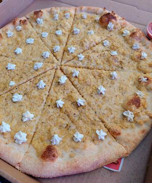 Krycek, almond ricotta and plentiful garlic at Paranormal Pizza in Bethlehem