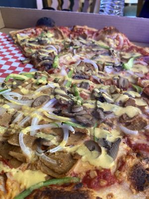 Cheesesteak Pizza  at Paranormal Pizza in Bethlehem