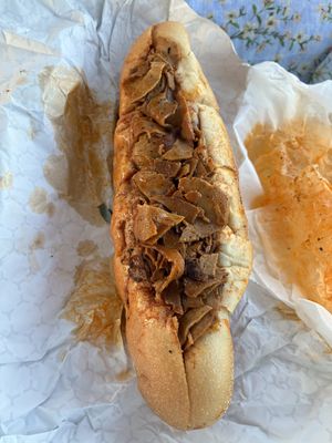 Buffalo Steak Sandwich  at Paranormal Pizza in Bethlehem