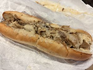 Garlic Bread Cheesesteak   at Paranormal Pizza in Bethlehem