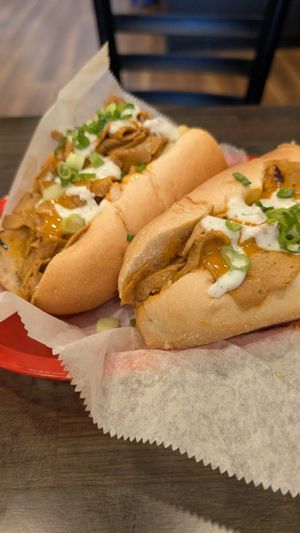 Buffalo Seitan Sandwich at Paranormal Pizza in Bethlehem