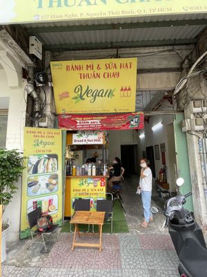 Shop front  at Bon's Vegan Bistro in Ho Chi Minh City