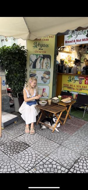 Terrasse   at Bon's Vegan Bistro in Ho Chi Minh City