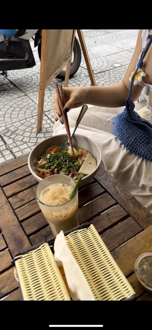 Noodle soup   at Bon's Vegan Bistro in Ho Chi Minh City