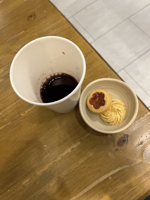 Staff invited me to join them for wine and fancy vegan cookies  at Bon's Vegan Bistro in Ho Chi Minh City