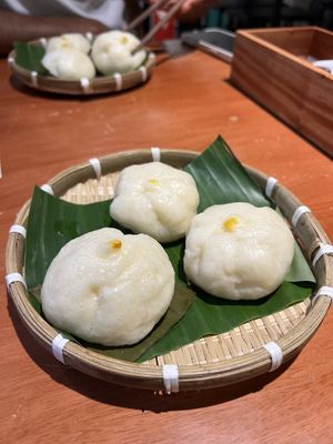 Pumpkin bao buns  at Bon's Vegan Bistro in Ho Chi Minh City