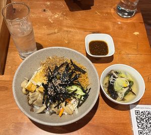 mixed brown noodles  at Bon's Vegan Bistro in Ho Chi Minh City
