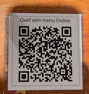 online menu  at Bon's Vegan Bistro in Ho Chi Minh City