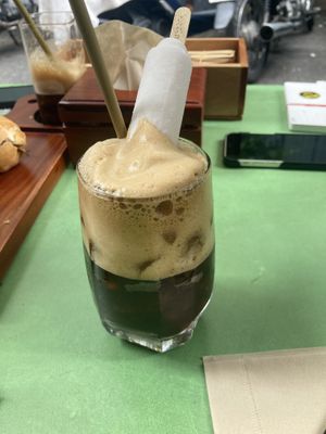 Coconut cream coffeee  at Bon's Vegan Bistro in Ho Chi Minh City