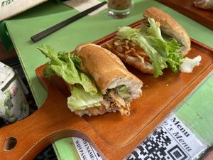 Tofu banh mi (no coriander)  at Bon's Vegan Bistro in Ho Chi Minh City