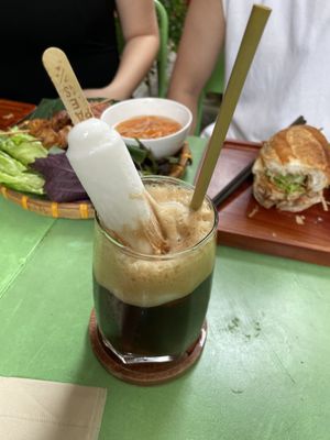 Coconut cream coffeee  at Bon's Vegan Bistro in Ho Chi Minh City
