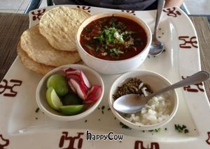 Pozole at El Ameyal in Cabo San Lucas