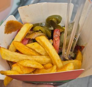 Vegan kebab box at Salli's in Hamburg